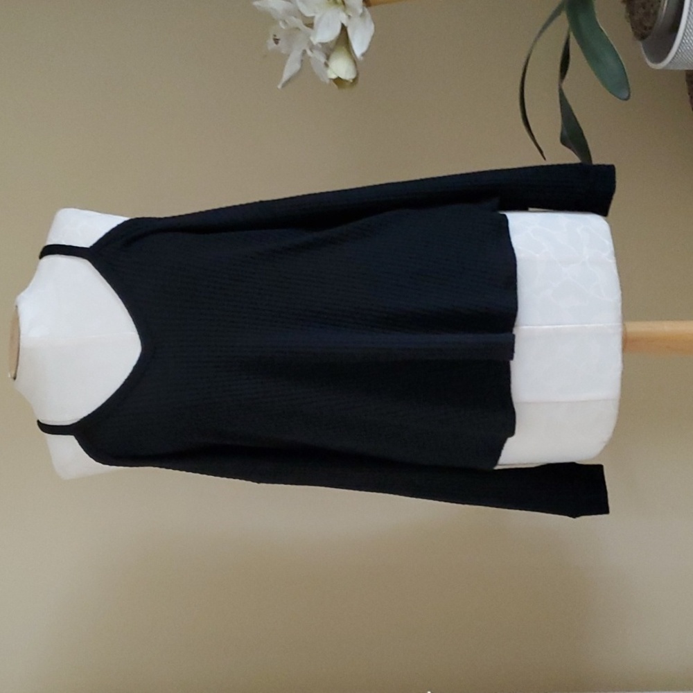 Honey Punch Waffle Knit Cold Shoulder Top